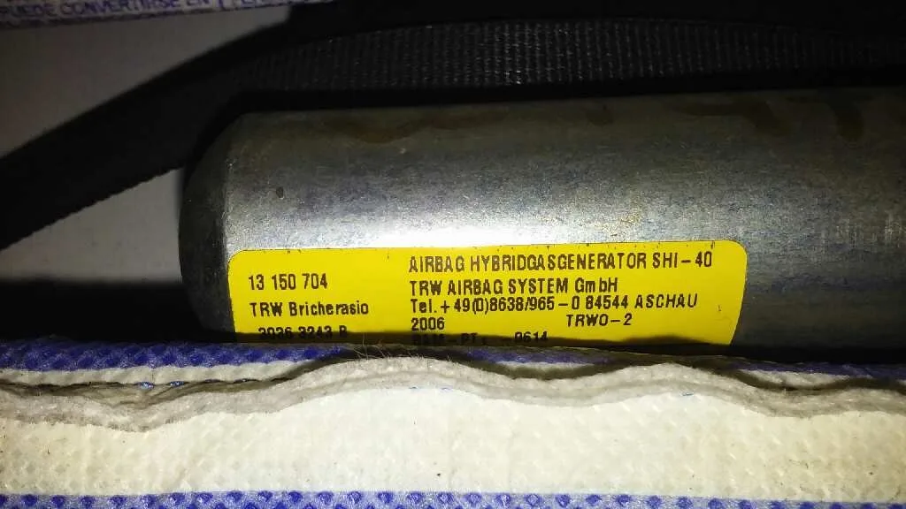Airbag Cortina Delantero Izquierdo para Opel Corsa D