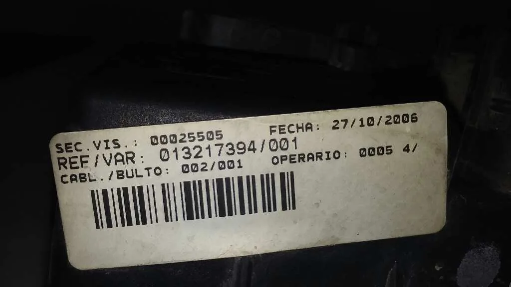 Caja Reles / Fusibles para Opel Corsa D