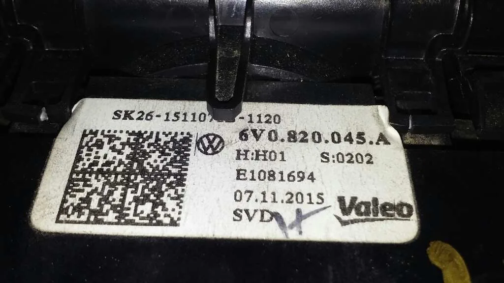 Mando Climatizador para Skoda Fabia
