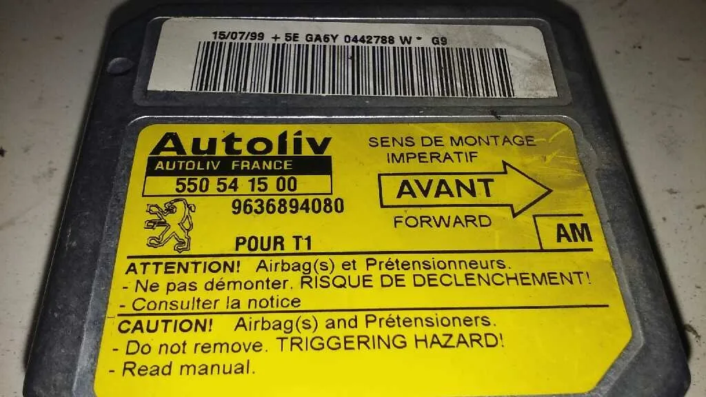 Centralita Airbag para Peugeot 206 Berlina