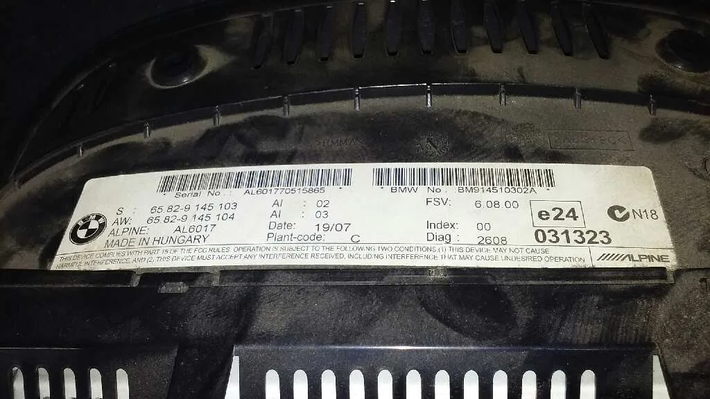 Display para Bmw Serie 5 Berlina (E60)