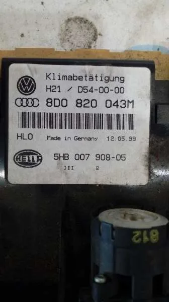 Mando Climatizador para Audi A4 Berlina (B5)