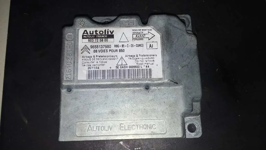 Centralita Airbag para Citroën C4 Coupe
