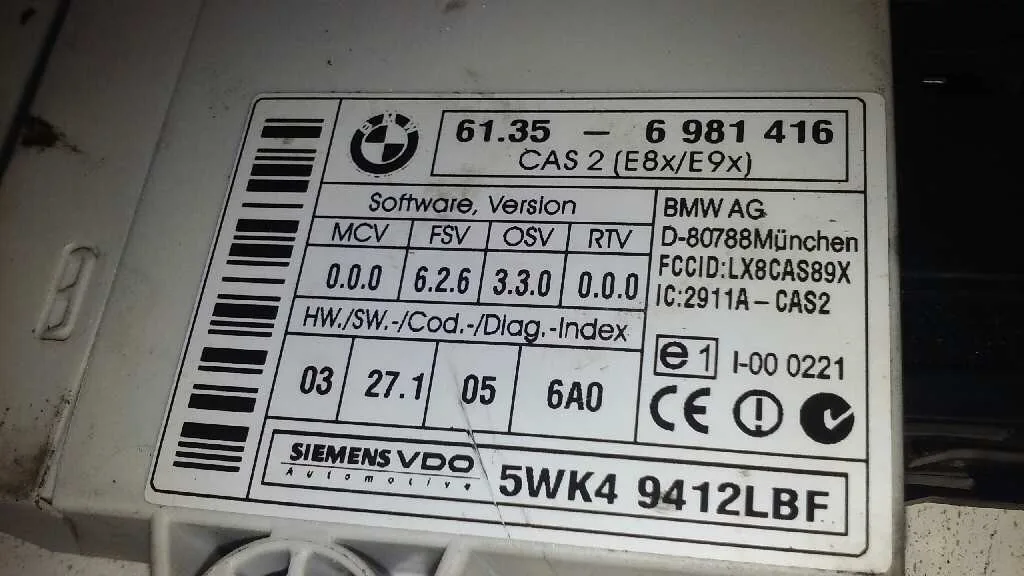 Modulo Electronico para Bmw Serie 1 Berlina (E81/E87)
