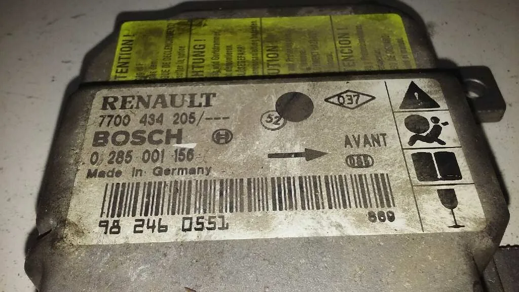 Centralita Airbag para Renault Clio Ii Fase I (B/Cbo)