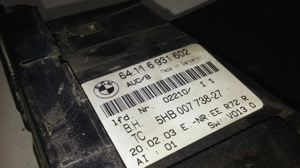 Mando Climatizador para Bmw Serie 3 Coupe (E46)