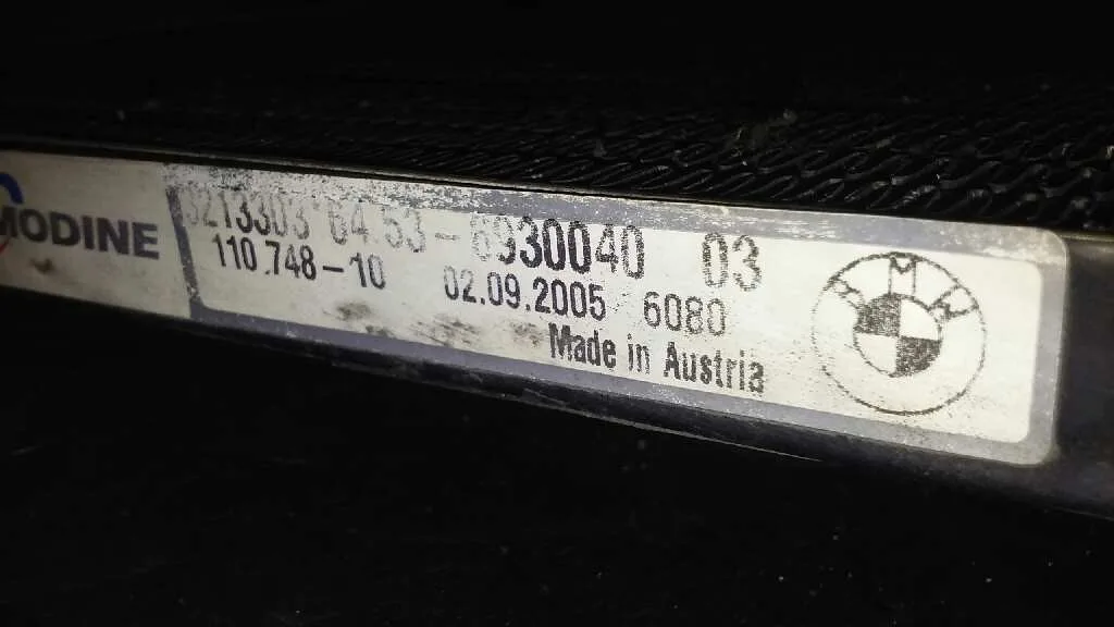Condensador / Radiador Aire Acondicionado para Bmw Serie 3 Berlina (E90)