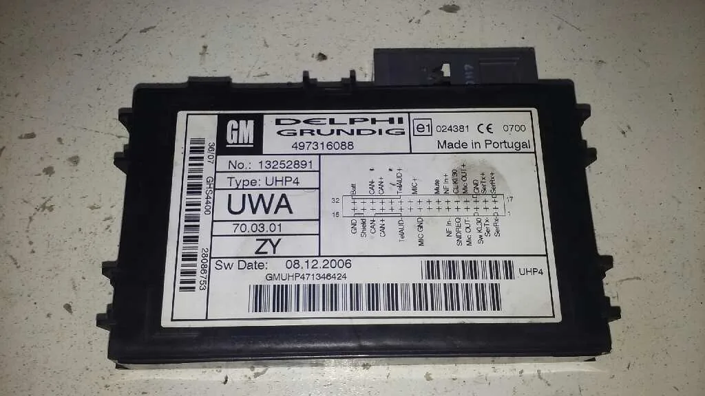 Modulo Electronico para Opel Astra H Ber.