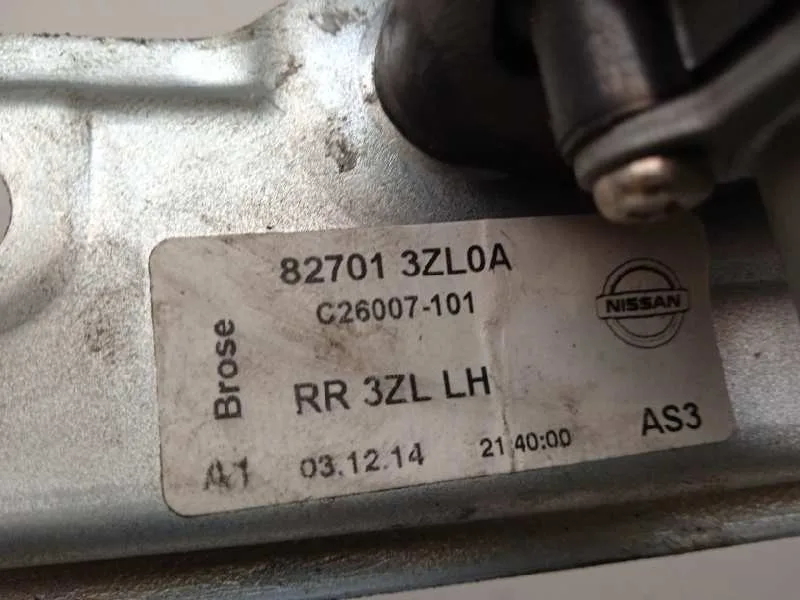 Elevalunas Trasero Izquierdo para Nissan Pulsar (C13)