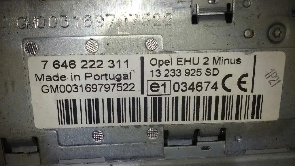 Sistema Audio / Radio Cd para Opel Combo (Corsa C)