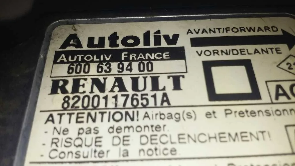 Centralita Airbag para Renault Megane I Fase 2 Berlina (Ba0)