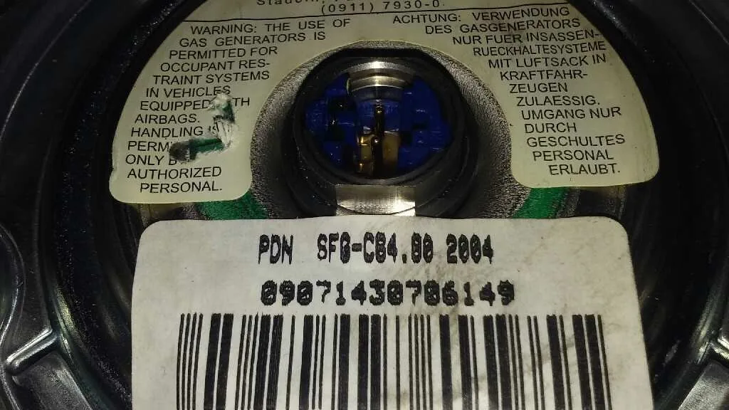 Airbag Delantero Izquierdo para Volkswagen Polo (9N1)