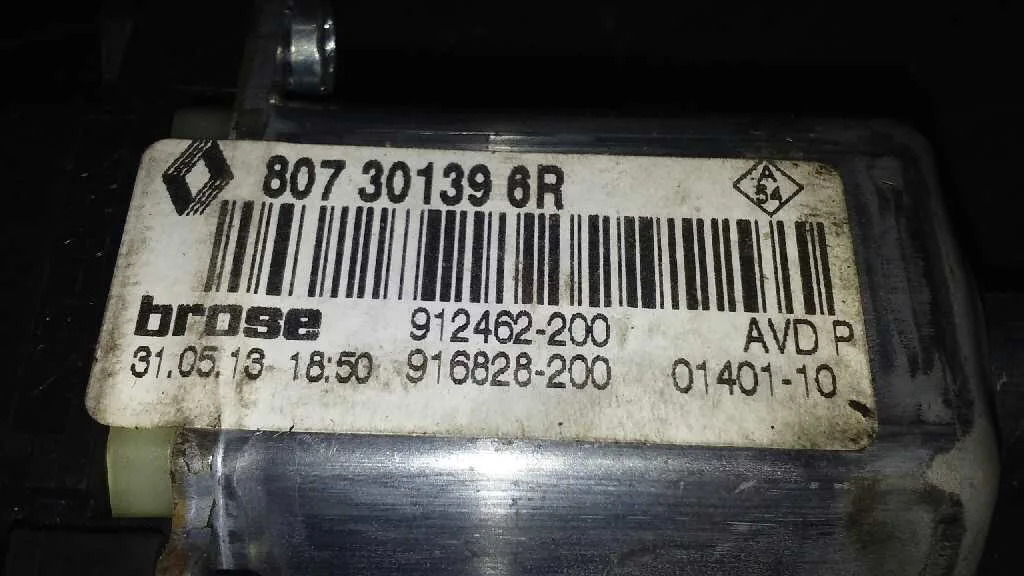Motor Elevalunas Delantero Derecho para Renault Megane Iii Berlina 5 P