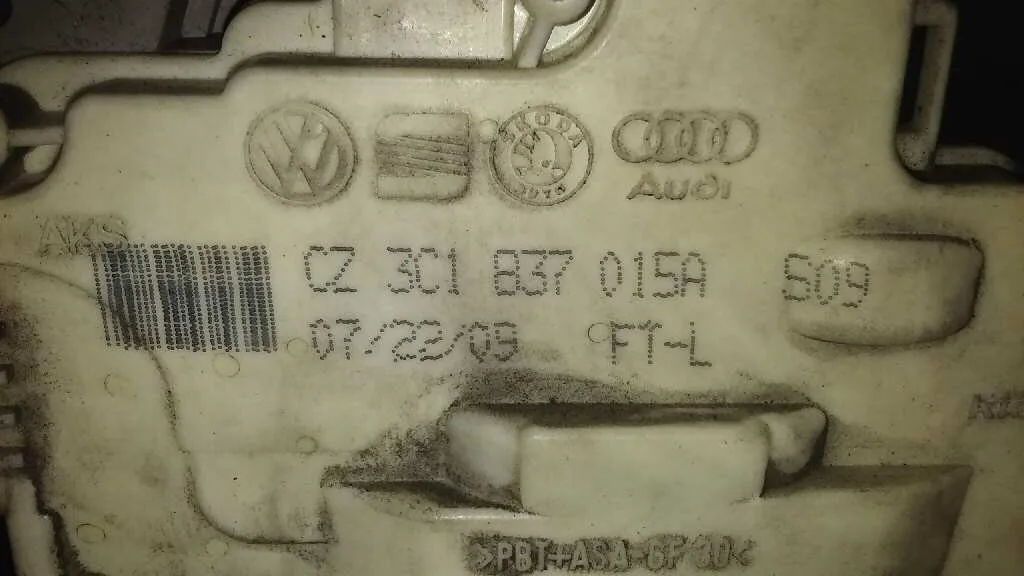 Cerradura Puerta Delantera Izquierda para Skoda Suberb (3T4)