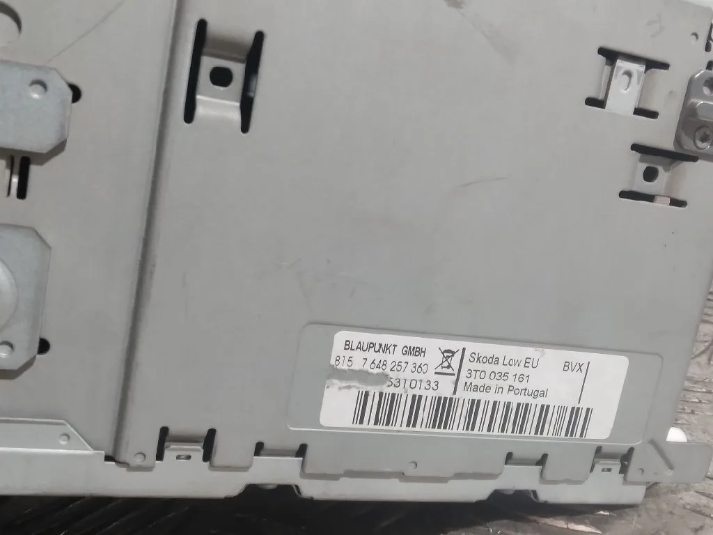 Sistema Audio / Radio Cd para Skoda Suberb (3T4)