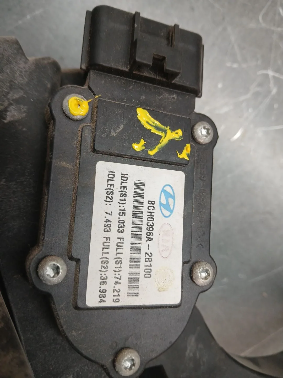 Potenciometro Pedal para Hyundai Santa Fe (Bm)
