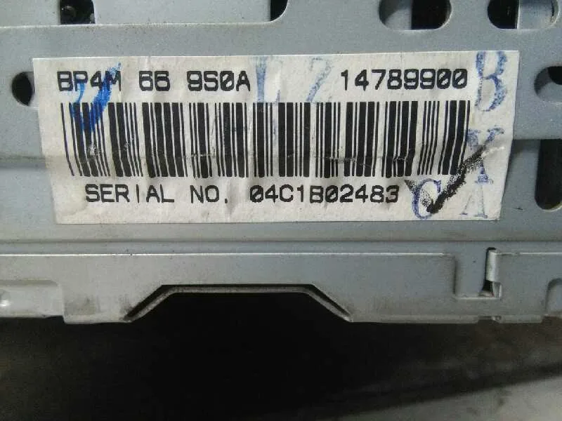 Sistema Audio / Radio Cd para Mazda 3 Berlina (Bk)