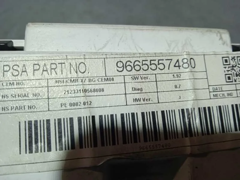 Cuadro Instrumentos para Citroën C5 Berlina
