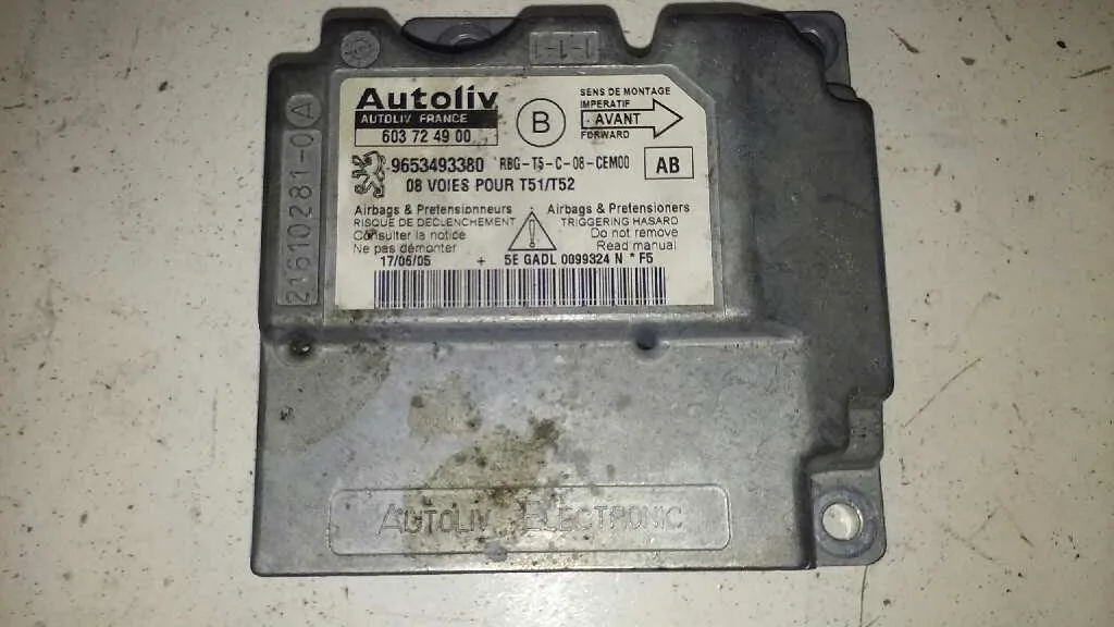Centralita Airbag para Peugeot 307 Break / Sw (S1)