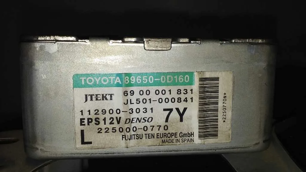 Centralita Direccion para Toyota Yaris