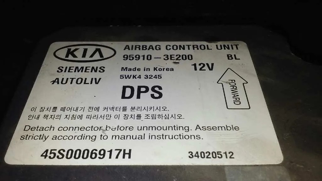 Centralita Airbag para Kia Sorento