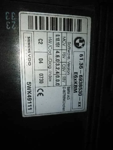 Modulo Electronico para Bmw Serie 5 Berlina (E60)