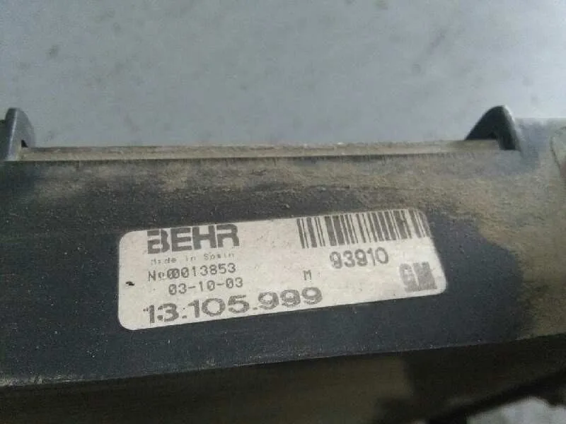Condensador / Radiador Aire Acondicionado para Opel Corsa C