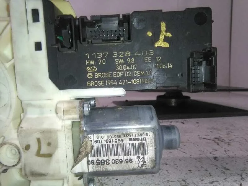Motor Elevalunas Delantero Derecho para Peugeot 407