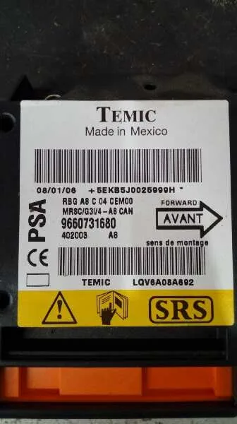 Centralita Airbag para Citroën C3