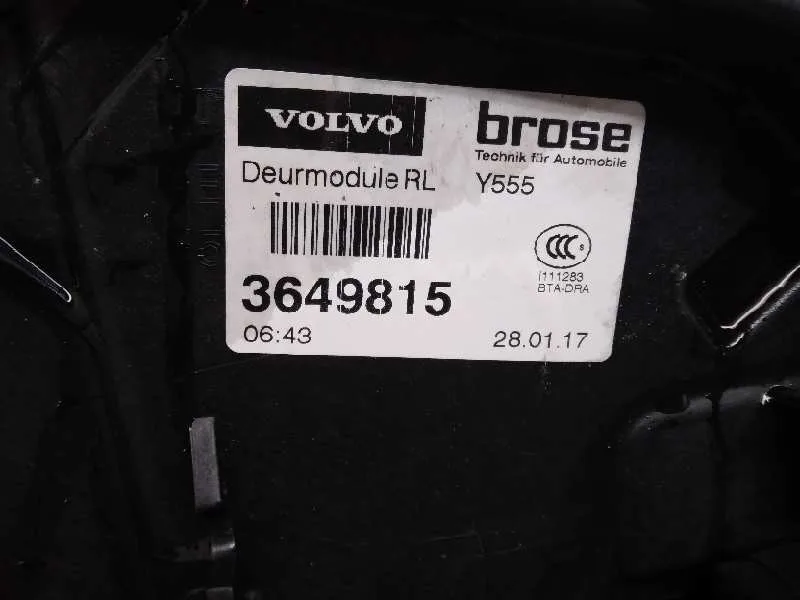 Elevalunas Trasero Izquierdo para Volvo V40