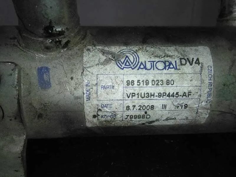 Enfriador Egr para Peugeot 206+