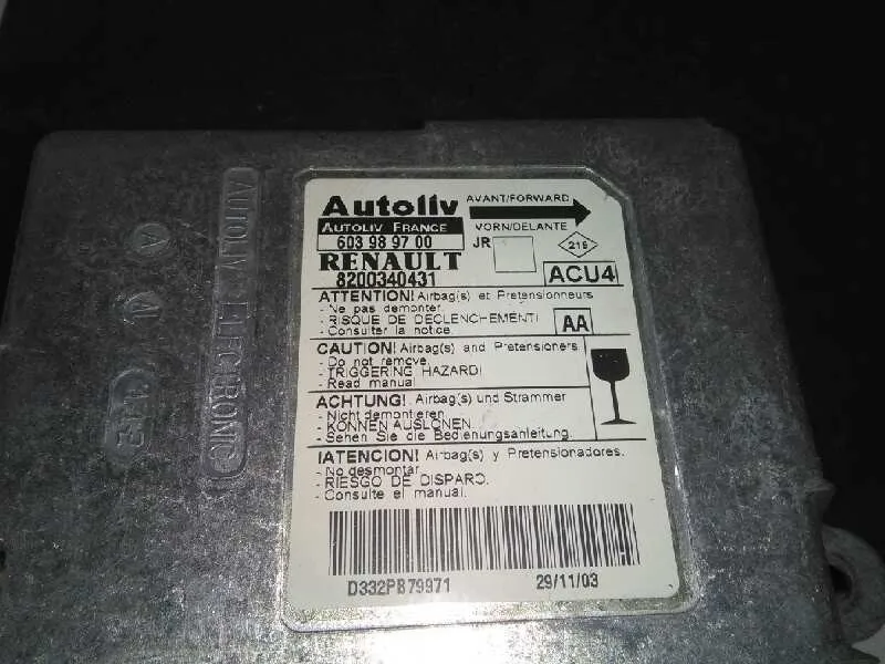 Centralita Airbag para Renault Scenic Ii