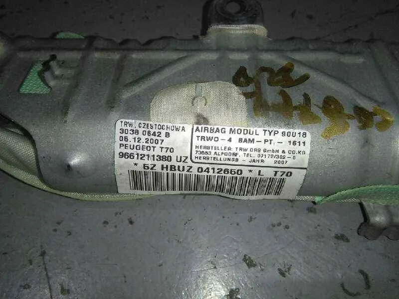 Airbag Cortina Delantero Izquierdo para Peugeot 308