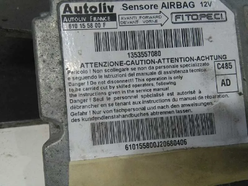 Centralita Airbag para Peugeot Bipper