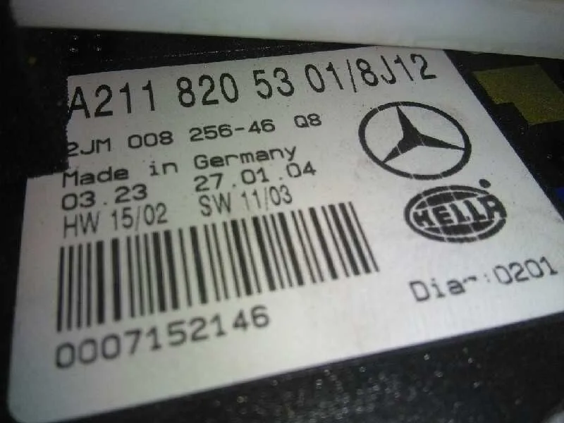 Luz Interior para Mercedes-Benz Clase E (W211) Berlina