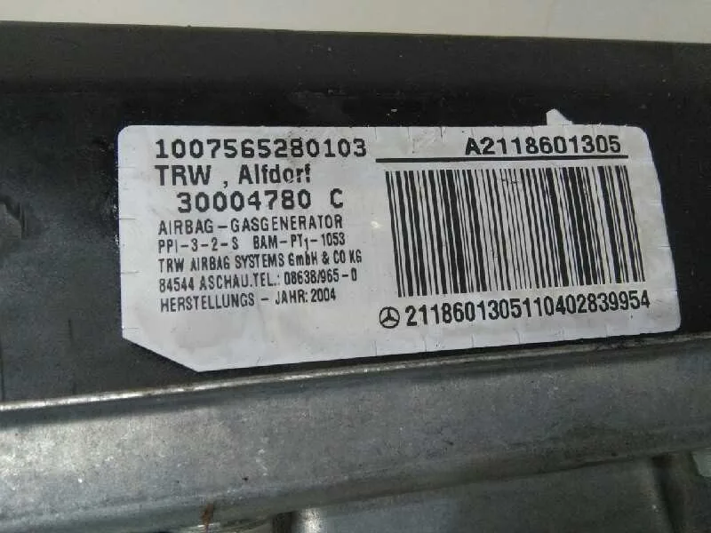 Airbag Delantero Derecho para Mercedes-Benz Clase E (W211) Berlina