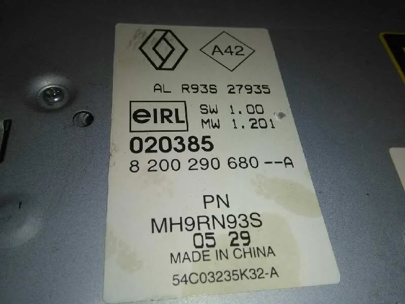 Sistema Audio / Radio Cd para Renault Laguna Ii Grandtour (Kg0)