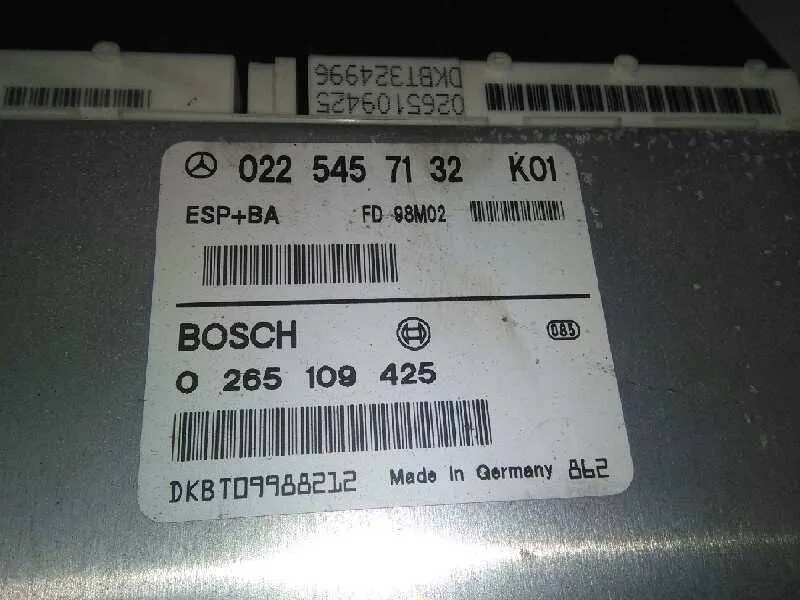 Centralita Abs para Mercedes-Benz Clase A (W168)