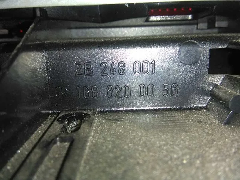 Luz Central De Freno para Mercedes-Benz Clase A (W168)