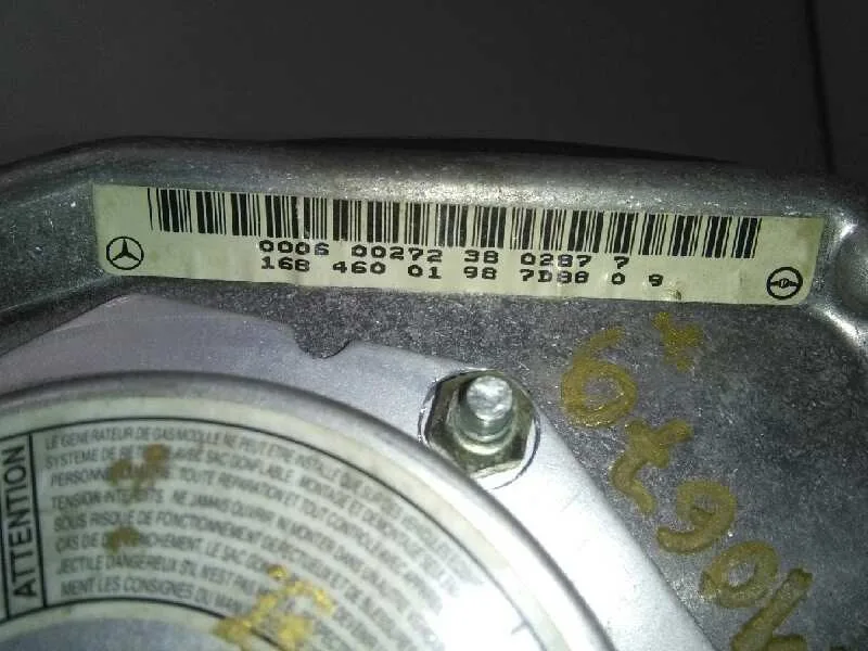 Airbag Delantero Izquierdo para Mercedes-Benz Clase A (W168)