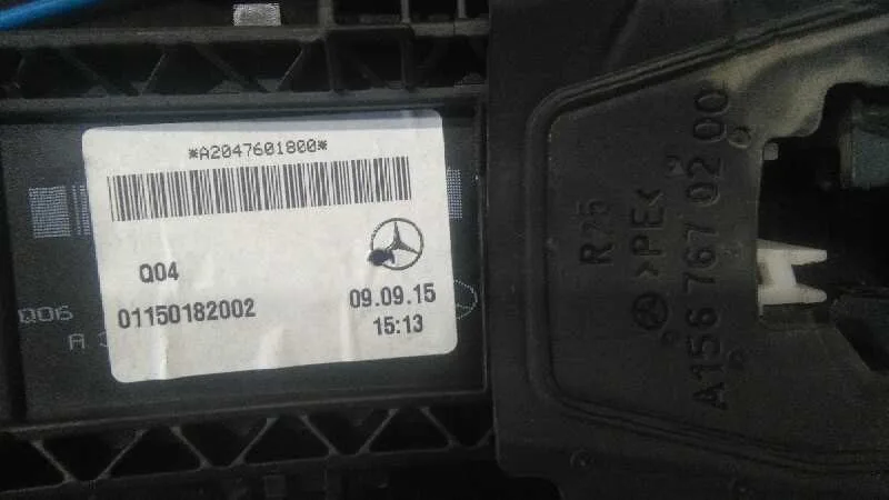 Cerradura Puerta Delantera Derecha para Mercedes-Benz Clase Gla (W156)