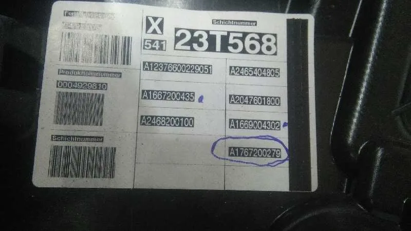 Elevalunas Delantero Derecho para Mercedes-Benz Clase Gla (W156)