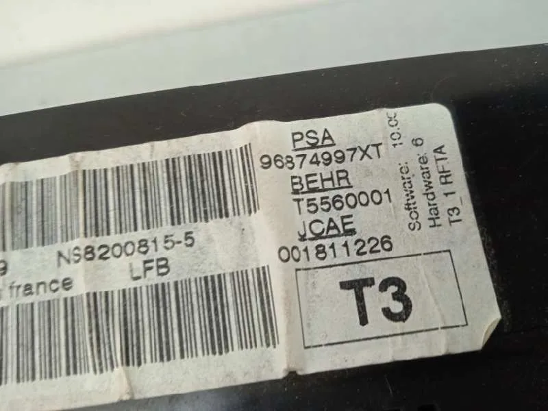 Mando Climatizador para Peugeot 206+