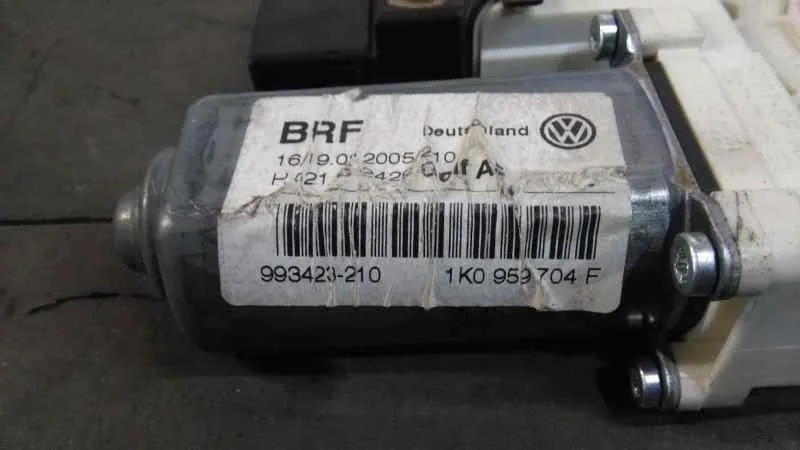 Motor Elevalunas Trasero Derecho para Volkswagen Golf V Berlina (1K1)