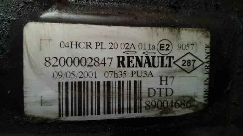 Faro Derecho para Renault Laguna Ii (Bg0)