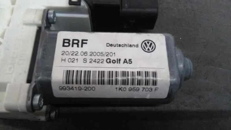 Motor Elevalunas Trasero Izquierdo para Volkswagen Golf V Berlina (1K1)