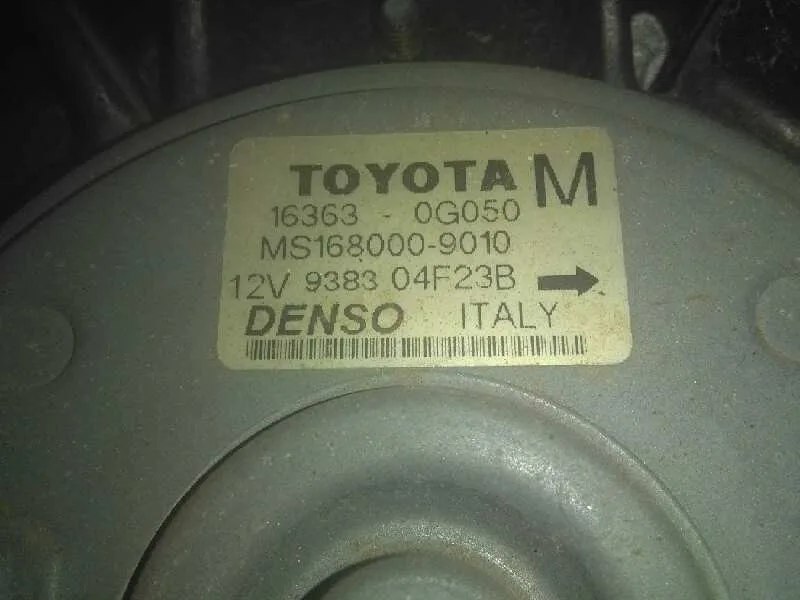 Electroventilador para Toyota Avensis Berlina (T25)