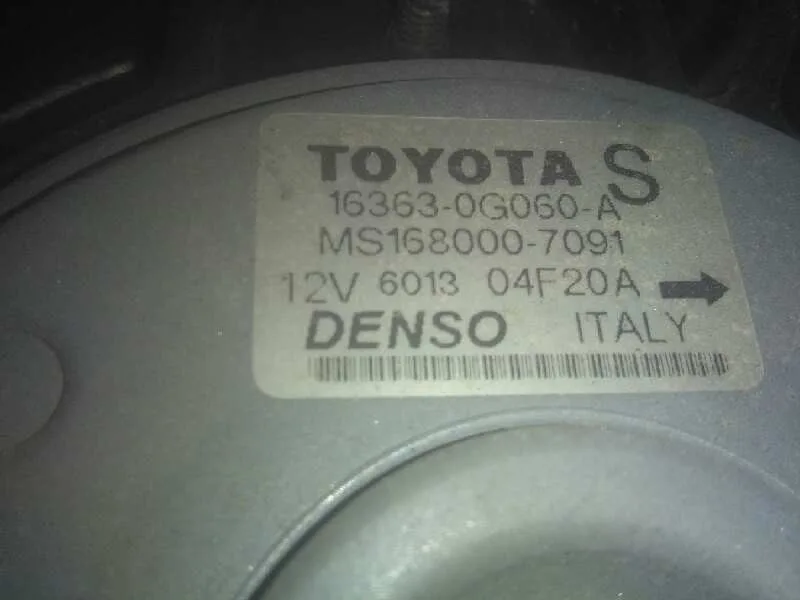 Electroventilador para Toyota Avensis Berlina (T25)