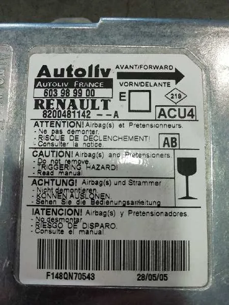 Centralita Airbag para Renault Megane Ii Coupe/Cabrio