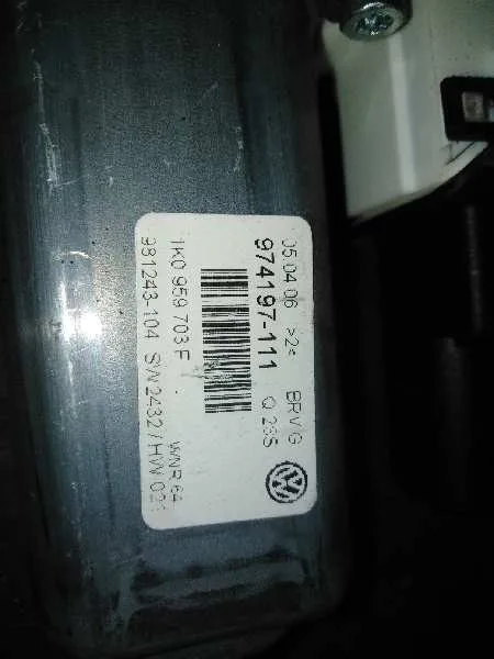Motor Elevalunas Trasero Izquierdo para Volkswagen Passat Berlina (3C2)